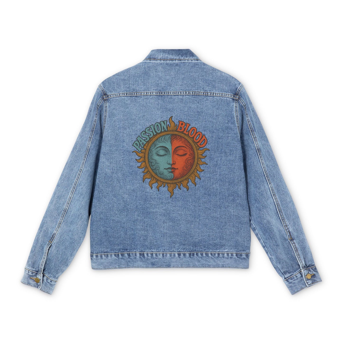 The Black Moods "Passion + Blood" Denim Jacket