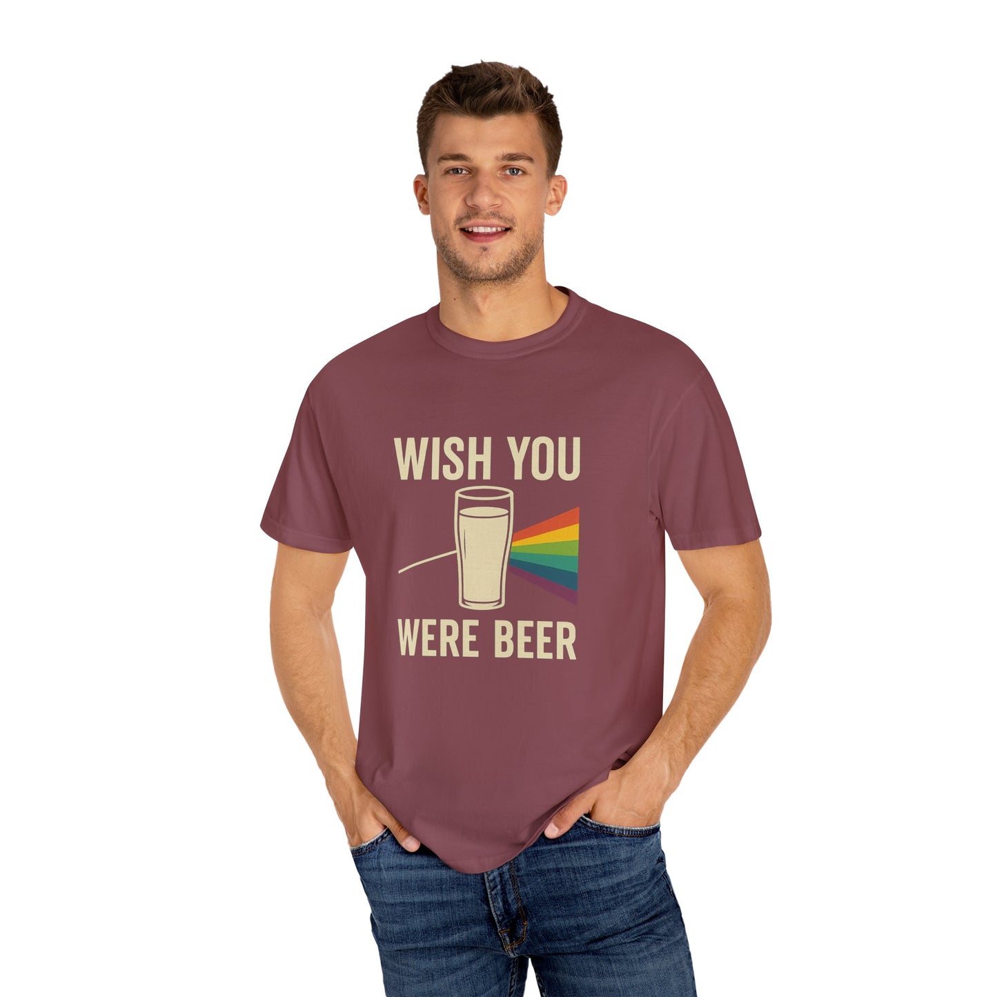 "Wish You Were Beer" Unisex Tee