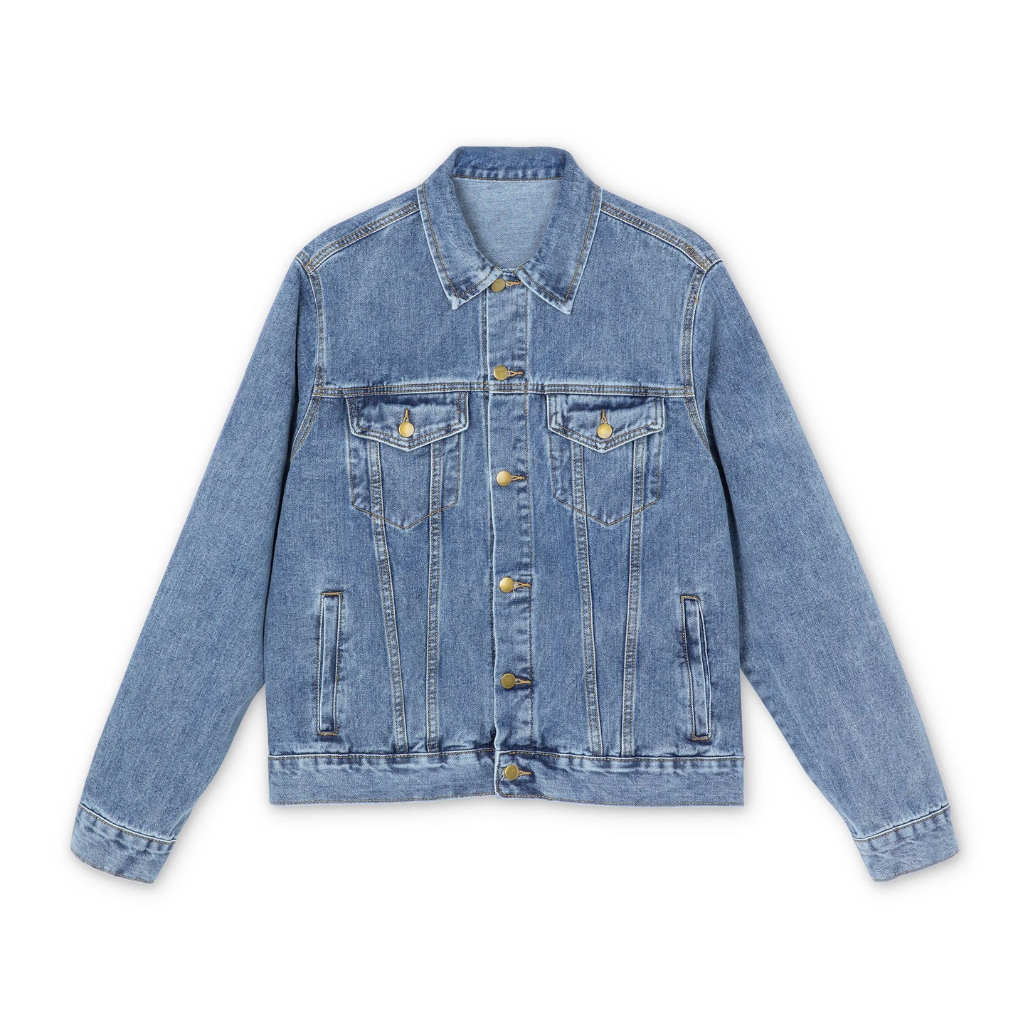 "Wish You Were Beer" denim jacket, unisex
