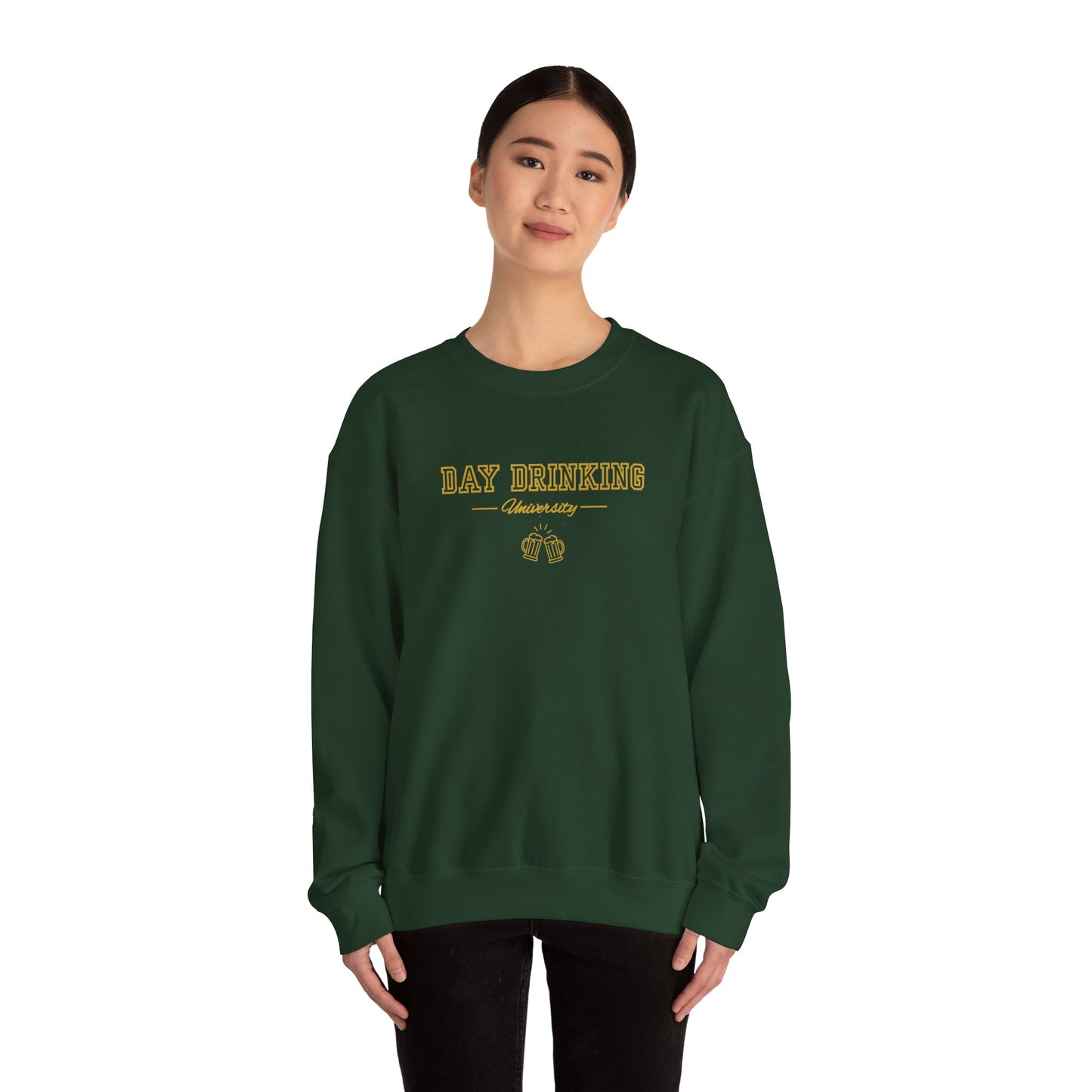 Day Drinking University Unisex Crewneck Sweatshirt
