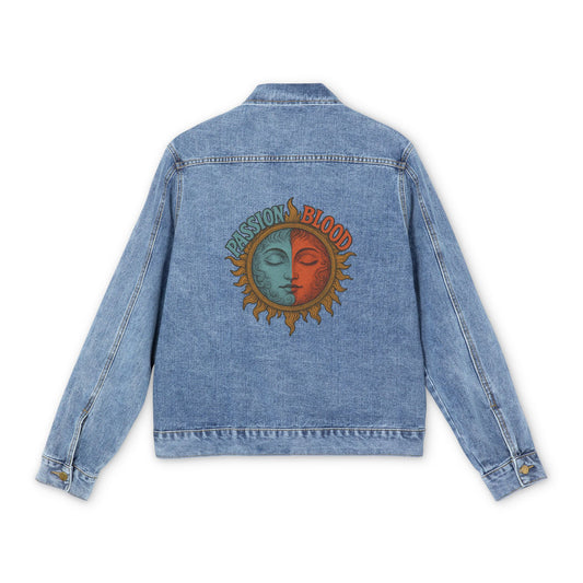 The Black Moods "Passion + Blood" Denim Jacket